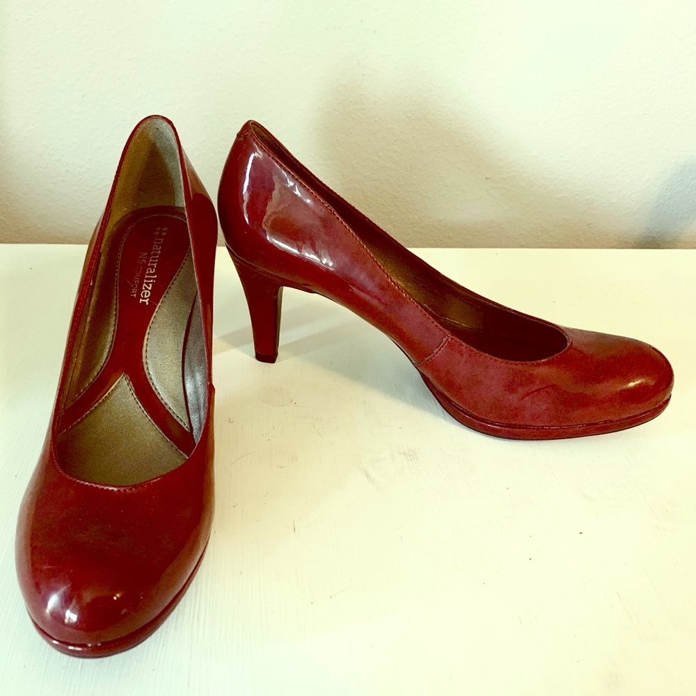 Naturalizer Deep Red Pumps